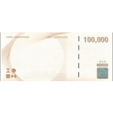 신라호텔 삼성 C&T (구 제일모직) 10만원권 (품절)
